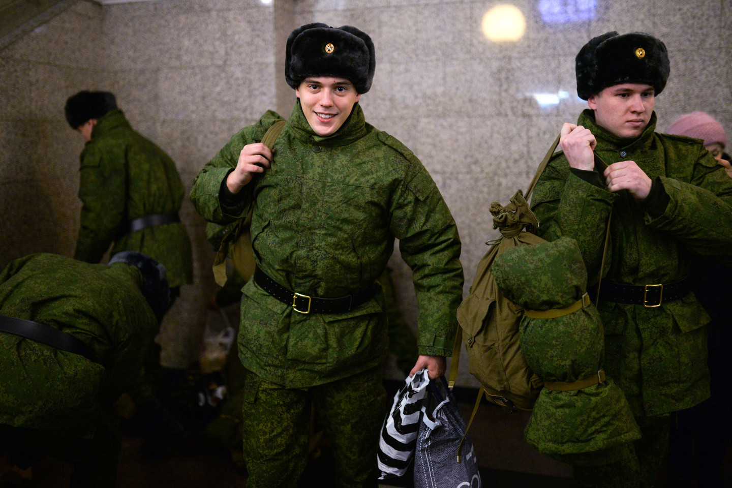Униформа призывников в армии РФ